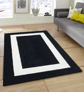 black rug for bedroom